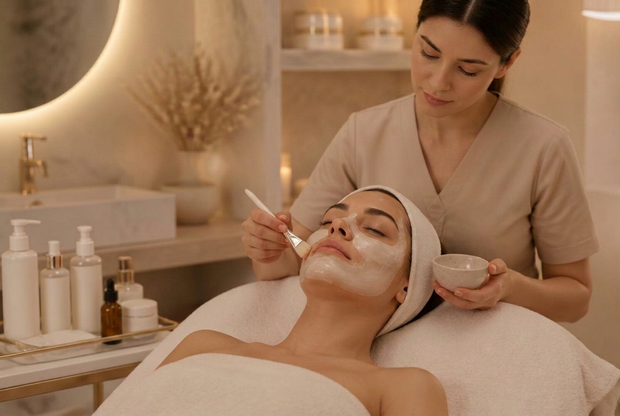 Extraction facial for deep cleansing at Hydra Skin Spa Beauty
